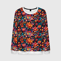 Мужской свитшот Красивый русский узор