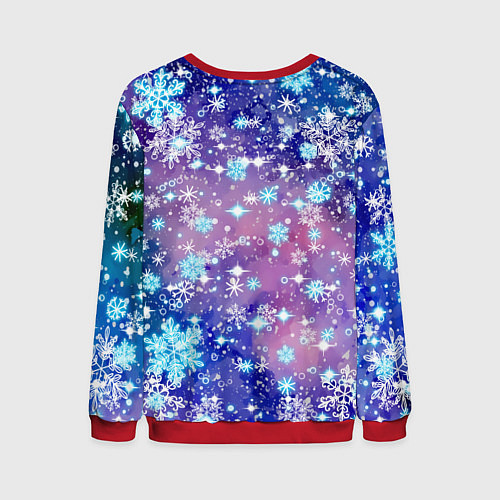 Мужской свитшот Новогодняя Сейлор Мун / 3D-Красный – фото 2