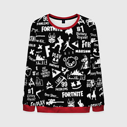 Мужской свитшот Fortnite alllogo black