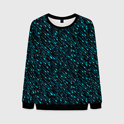 Свитшот мужской Цветной дождь, цвет: 3D-черный