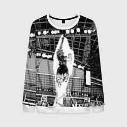 Свитшот мужской Хината Шое взлетает, цвет: 3D-белый