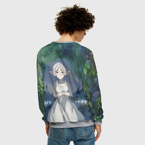 Мужской свитшот Sousou no Frieren / 3D-Меланж – фото 4
