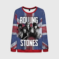 Свитшот мужской Rolling Stones - Great britain, цвет: 3D-красный