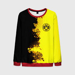 Свитшот мужской Borussia fc sport краски, цвет: 3D-красный