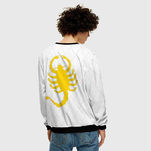 Мужской свитшот Драйв как у Райана Гослинга / 3D-Черный – фото 4