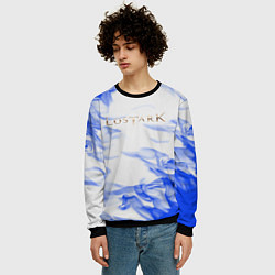 Свитшот мужской Lostark flame blue, цвет: 3D-черный — фото 2