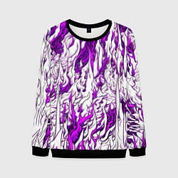 Мужской свитшот Белый и розовый узор