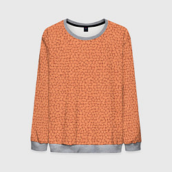 Мужской свитшот Текстура однотонный тёмно-персиковый