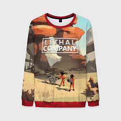 Свитшот мужской Lethal Company: Art, цвет: 3D-красный