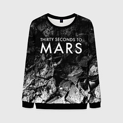 Свитшот мужской Thirty Seconds to Mars black graphite, цвет: 3D-черный