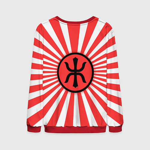 Мужской свитшот Red Alert: Империя Восходящего Солнца / 3D-Красный – фото 2