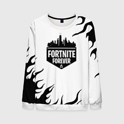 Свитшот мужской Epic games fortnite fire, цвет: 3D-белый