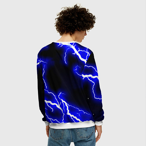 Мужской свитшот Tekken молнии / 3D-Белый – фото 4