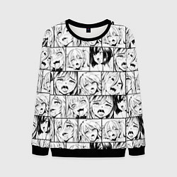 Мужской свитшот Ahegao pattern