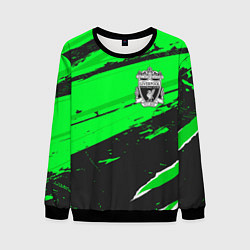 Свитшот мужской Liverpool sport green, цвет: 3D-черный