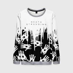 Свитшот мужской Death Stranding знаки, цвет: 3D-меланж