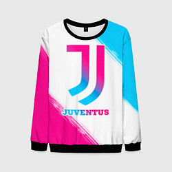 Свитшот мужской Juventus neon gradient style, цвет: 3D-черный