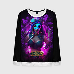Свитшот мужской League Of Legends Akali Kda, цвет: 3D-белый