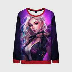 Свитшот мужской League of Legends Kaisa Kda style, цвет: 3D-красный