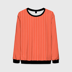 Мужской свитшот Полосатый розово-оранжевый