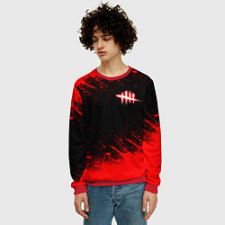 Свитшот мужской Dead by daylight огненный, цвет: 3D-красный — фото 2