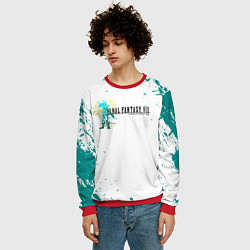 Свитшот мужской Final fantasy неон, цвет: 3D-красный — фото 2