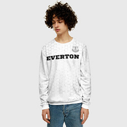 Свитшот мужской Everton sport на светлом фоне посередине, цвет: 3D-белый — фото 2