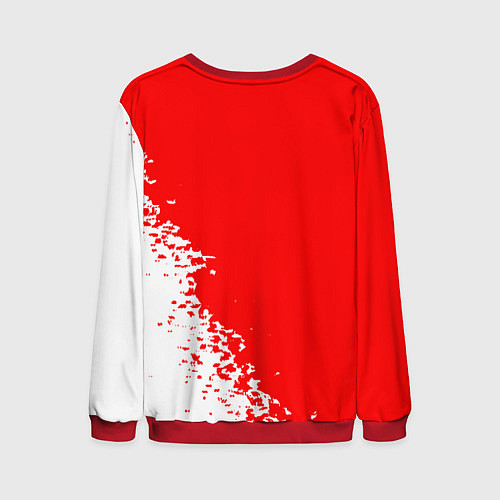 Мужской свитшот Him финская / 3D-Красный – фото 2