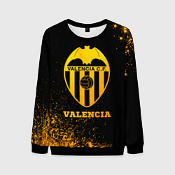 Свитшот мужской Valencia - gold gradient, цвет: 3D-черный