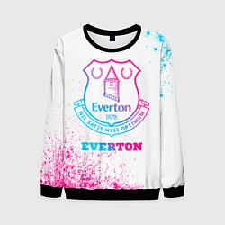 Свитшот мужской Everton neon gradient style, цвет: 3D-черный