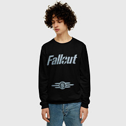 Свитшот мужской Fallout - Logo, цвет: 3D-черный — фото 2