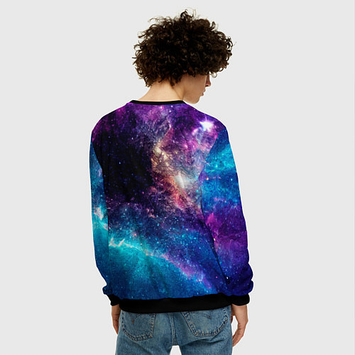 Мужской свитшот The Neighbourhood space rock / 3D-Черный – фото 4