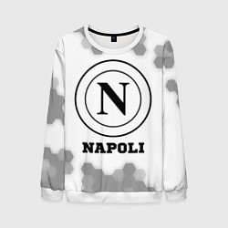 Свитшот мужской Napoli sport на светлом фоне, цвет: 3D-белый