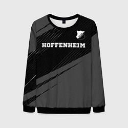 Мужской свитшот Hoffenheim sport на темном фоне посередине