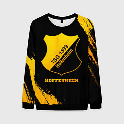 Свитшот мужской Hoffenheim - gold gradient, цвет: 3D-черный