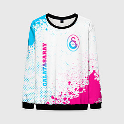 Мужской свитшот Galatasaray neon gradient style вертикально