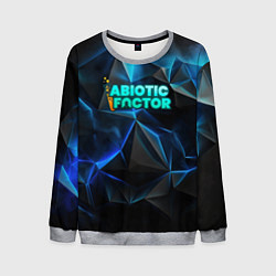 Мужской свитшот Abiotic Factor логотип холодный фон
