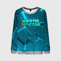 Мужской свитшот Abiotic Factor logo neon