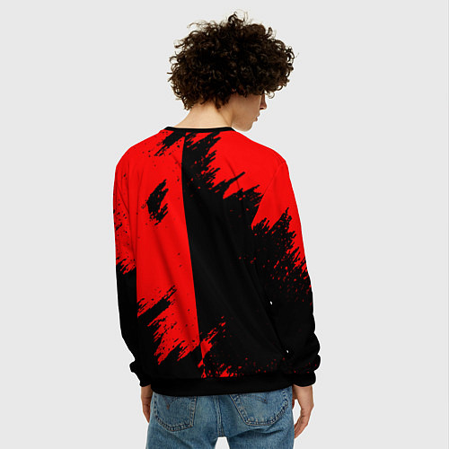 Мужской свитшот Ajax sport color red / 3D-Черный – фото 4