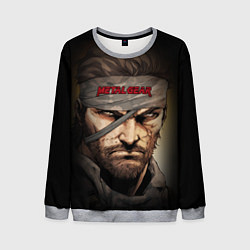 Свитшот мужской Metal gear Venom Snake, цвет: 3D-меланж