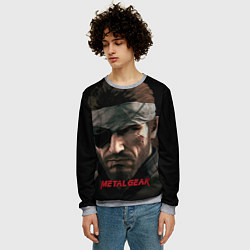Свитшот мужской Metal gear Venom Snake, цвет: 3D-меланж — фото 2