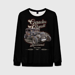 Свитшот мужской Традиционный хотрод в стиле rat, цвет: 3D-черный