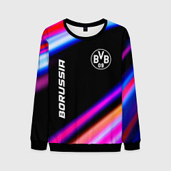 Свитшот мужской Borussia speed game lights, цвет: 3D-черный