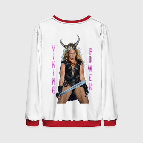 Мужской свитшот Viking Power Beyonce / 3D-Красный – фото 2