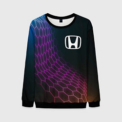 Мужской свитшот Honda neon hexagon