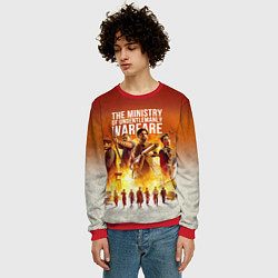 Свитшот мужской Гай Ричи - Министерство неджентльменских дел, цвет: 3D-красный — фото 2
