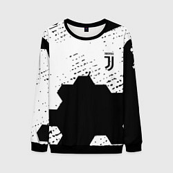 Свитшот мужской Juventus hexagon black sport, цвет: 3D-черный