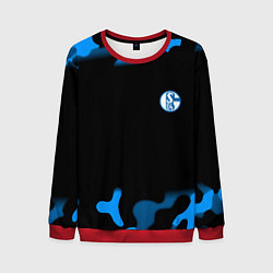 Свитшот мужской Schalke 04 fc camo, цвет: 3D-красный