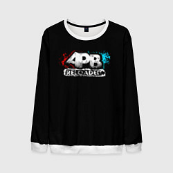 Свитшот мужской APB Reloaded, цвет: 3D-белый