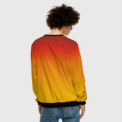 Мужской свитшот Планета обезьян постер / 3D-Черный – фото 4